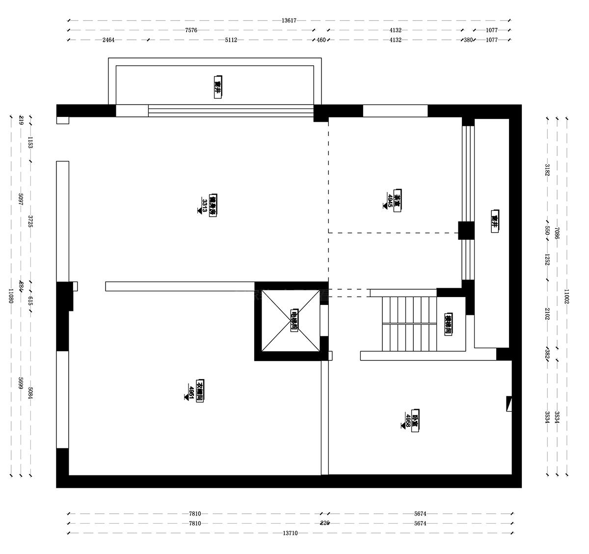 負一樓原始結(jié)構圖